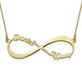 Personalized 925 Sterling Silver Necklace Names Custom Infinity Necklace Eternal Jewelry for Women Birthday Valentine Gift
