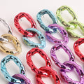 Factory Price 2024 Popular Candy Colorful Punk Double Button Stylish Party Gift Earrings