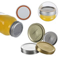Reusable 70mm 86mm Mason Jar Metal Screw Lid for Fermentation Pack of Two with Boxes for Bottle Closures