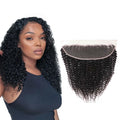 Wholesale Price Afro Kinky Curly 13*4 Lace Frontal Ear Ear Toupee Kinky Curly Fluffy Long Hair Remy Human Hair Natural Hairline