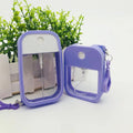 New Design 38ml 45ml Plastic Credit Card Pocket Size Refilled Perfume Alcohole Spray Hand Sanitizer Bottle with Silicone Holder