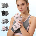 Customized Sports Bike Cycling Bodybuilding Fitness Fingerless Gym Gloves for Women