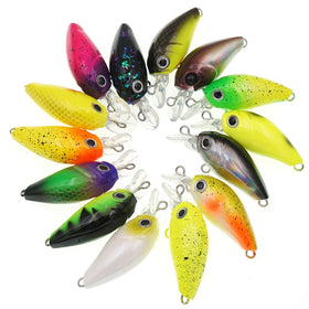 Mini Minnow 45mm 3.4g Saltwater Hard Wobbler Crank Minnow Real Skin Painting Fishing Lure OPP Bag OEM ABS Plastic 3D Lure Eyes