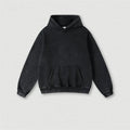 Yali Private Label Clothing Fashion for Men Acid Wash Heavy Weight HoodieCustom 3d Digital Printed 1000gsm Hoodie