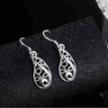 Customization Fashion Earrings for Women Hollow Flower Drop Day Heart Stud Earrings