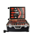 238pcs Aluminum Trolley Case Tool Set Silver OEM Hand Car Repair Kit with Chrome Vanadium Steel & CR-V Tools