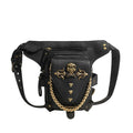 Motorcycle Steam Punk Waist Leg Hip Rivet Belt Bag Mobile Phone Waist Bag Fanny Packs for Women Gothic