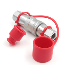 1/2 Inch Carbon Steel High Pressure Flush Face Hydraulic Fittings Interchange with Series Quick Couplings