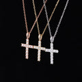 Starsgem Hot Sale Brilliant Lab Grown Diamond Jesus Cross Pendant Necklace