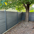 Factory Supplier New Design Modern Decorative Wood Composite Plastic Garden Privacy Fence WPC Decking Fencing Panel Outdoor