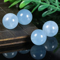 DIY Wholesale Natural Aquamarine Quartz Sphere Ball Chakra Stone Set