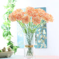 Artificial Carnation Flower Stem Silk Cloth Home Table Center Piece Wedding Party Decoration Mother's Day Women's Day