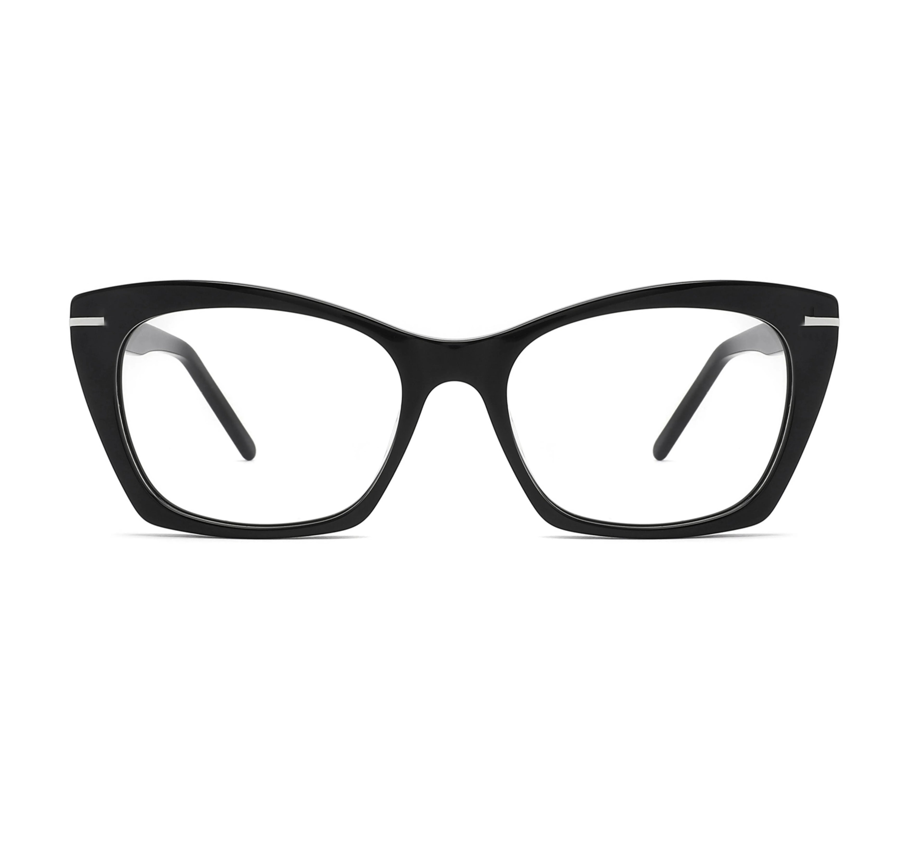 Wholesale Optical Eyeglasses Acetate Eyewear Frames Cat Eye Fashion Glasses for Women High Quality