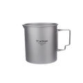 Outdoor Camping Mug 750ml Cup with Spout Ultralight Portable Titanium Mug Cookware Pot Tea or Coffee Cup