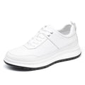 White Custom Height Lace up Korean Stylish Breathable Walking Sneakers Men Casual Shoes Height Increasing 8cm Shoes
