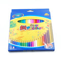 Eco Friendly Wooden Colour Pencils Set 24 Colours for Kids with Custom Logo and Shape Options