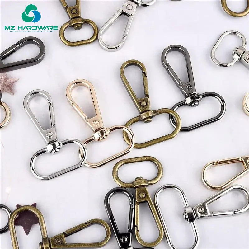 Wholesale Metal Bags Strap Buckles Lobster Clasp Collar Carabiner Snap Hook DIY KeyChain Bag Part Accessories 16/20/25/32/35mm