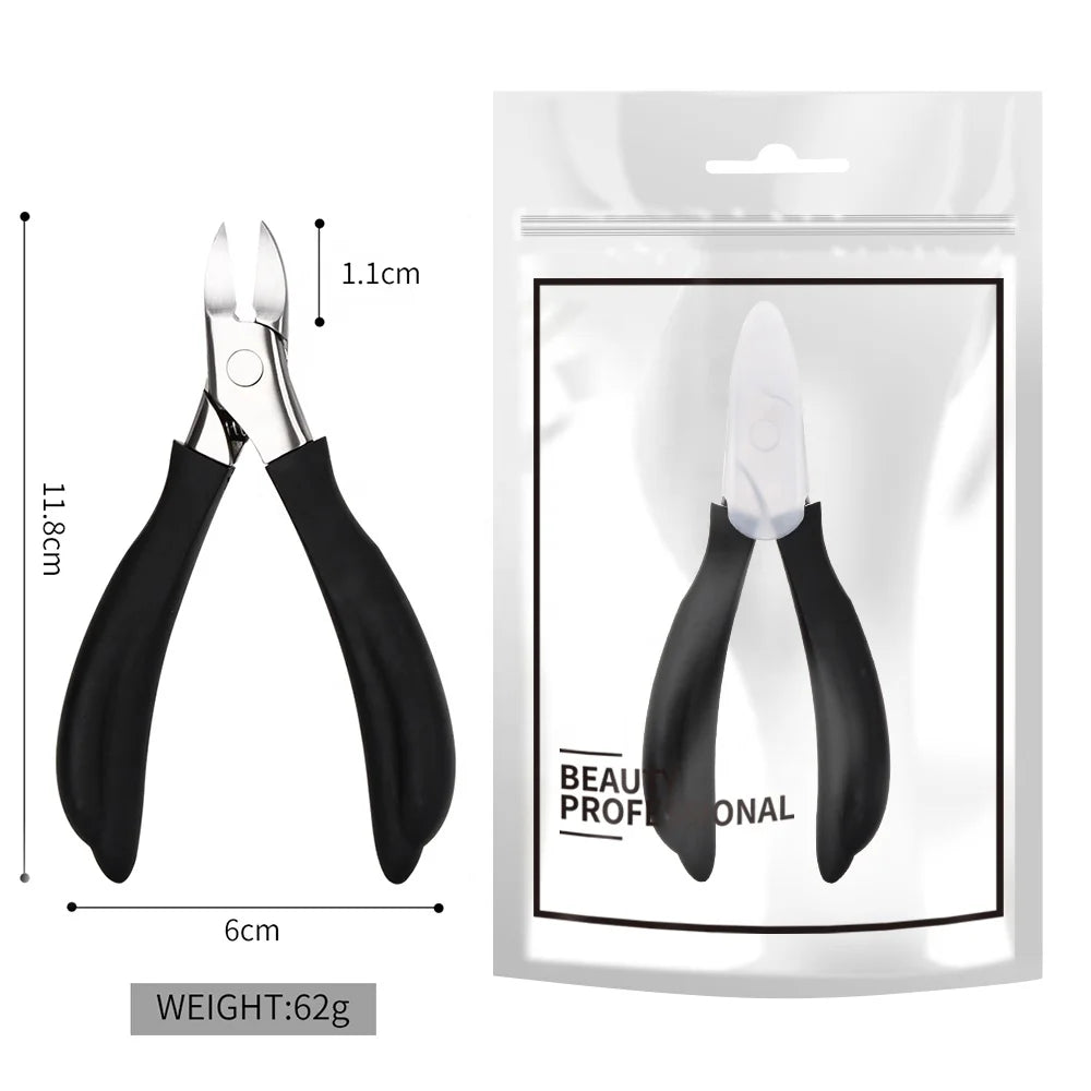 2022 New Arrival Nail Clipper Handle Finger Toe Thick Cuticle Nippers Stainless Steel Nail Trimmer Cutter Clipper