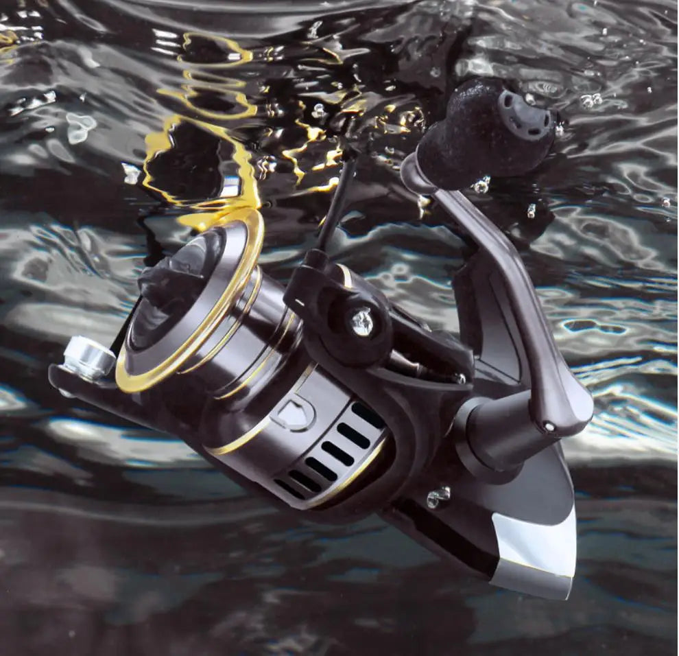 HD6000 All-metal Lure Spinning Reel Fishing Reels Model Mental Handle Metal Max Drag 50kgs Ring Surf Fish Ocean Beach Fishing