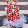 Wholesale Warm Heated Thick Chinese New Year Red Big Large Festival Pet Dog Dress