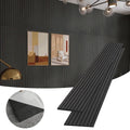 KASARO Modern Acoustic Panels Self Adhesive 1200*300mm Soundproofing 3D Wood Slat Panels Fireproof 5 Year Warranty for Home