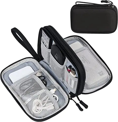 Mini Cube Tech Case Pouch for Keeping Cellphone SD Cards Travel Organizer Electronics Accessories Carrying Bag