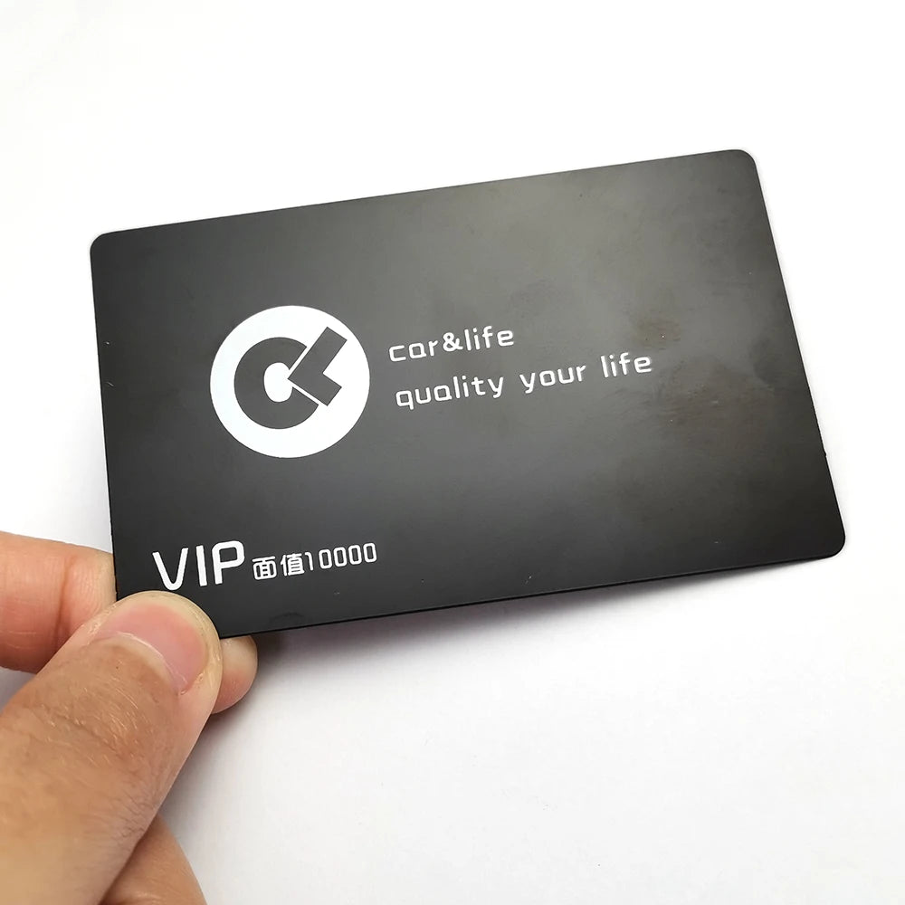 Designer Cheap Metal Credit Craft Embossed Business Cards with logo