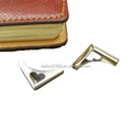 Factory Supply 22 X 22 X 4.0mm Heart Shaped Metal Corner Protector for Book Cover