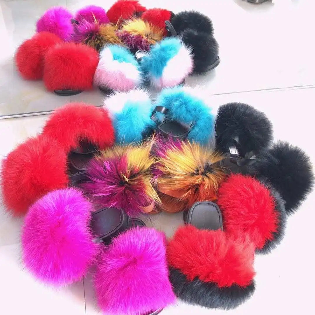 Toddler Fur Slides