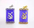 Fashion Fine Green Lavender Natural Stone Jade  Necklaces 18k Gold Dragon Jade Pendant Jewelry for Women Men Wholesale