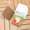 Wholesale Modern Design Square 90mm Eco-Friendly Blank Wooden Custom UV White Coating Table Coasters