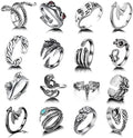 Fashion Delicate Ring Sliver Animal Ring Adjustable Ring for Women