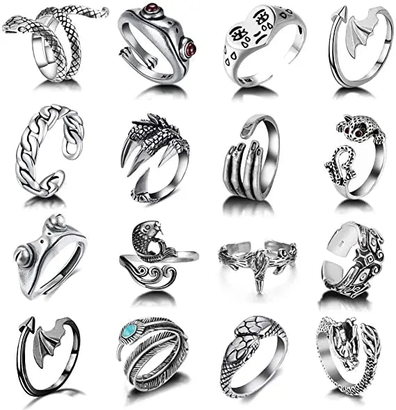 Fashion Delicate Ring Sliver Animal Ring Adjustable Ring for Women