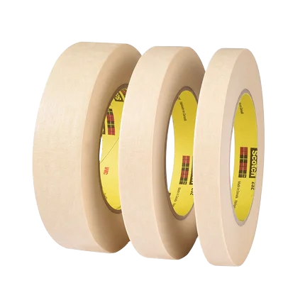 3M 232 Auto Masking Tape Whitewashed Wall Industrial Paper Adhesive Sticker for Bag Sealing Die Cut for 3M Masking Tape