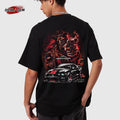 Heavyweight Mens Crewneck Drop Shoulder Blank T-Shirt 100% Cotton Knitted Oversized 250gsm