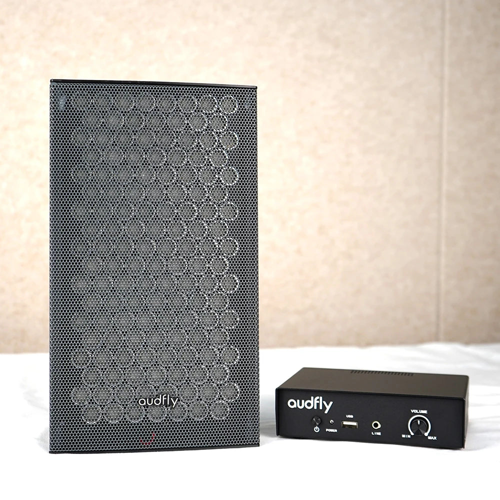 Audfly Museum Directional Sound Speaker Ultrasonic Audio Long Distance Loudspeakers for Gallery