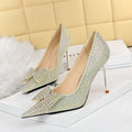 Sweet Thin Heel  Women's Pointed Toe High Heels for Ladies Shoes Hot Selling Fashion Custom Made Bow-knot High Heels