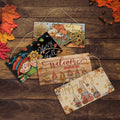 Putuo Decor Fall Wooden Wall Sign Hello Autumn Hanging Plaque Wood Sign Home Farm Decoration