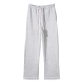 Custom Embroidery Printed Sweatpants Streetwear 100% Cotton Jogger Elasticated Drawstring 380gsm Blank Straight Leg Sweatpants