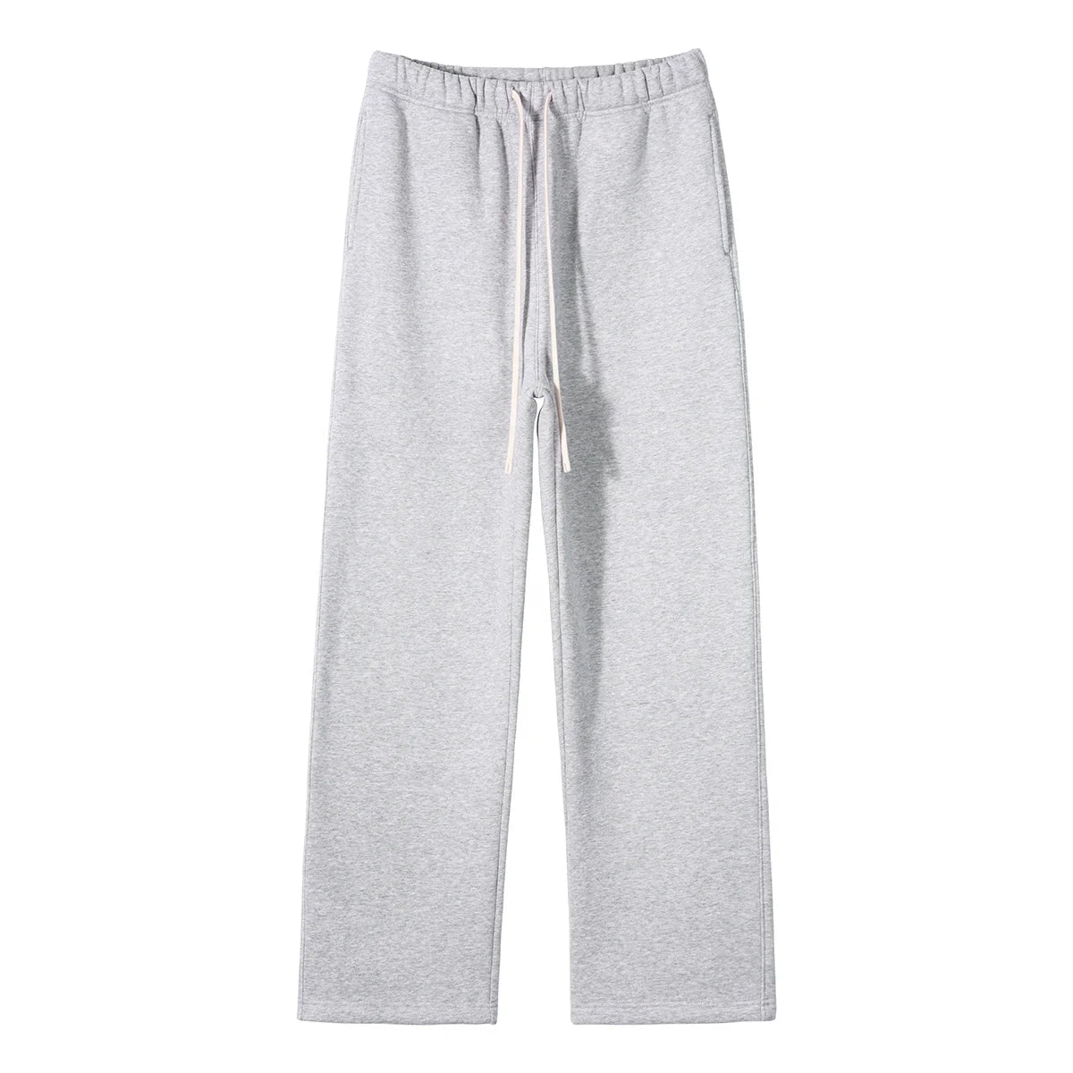 Custom Embroidery Printed Sweatpants Streetwear 100% Cotton Jogger Elasticated Drawstring 380gsm Blank Straight Leg Sweatpants