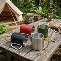 Outdoor 10oz Eco-Friendly Stainless Steel 304 Vacuum Insulated Slide Lid Camping Travel Mug Custom Logo Sublimation Blank