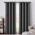 ARODDY W52"*H96" Colorful Solid Thermal Insulated Grommet Blackout Curtains Drapes for Bedroom & Living Room