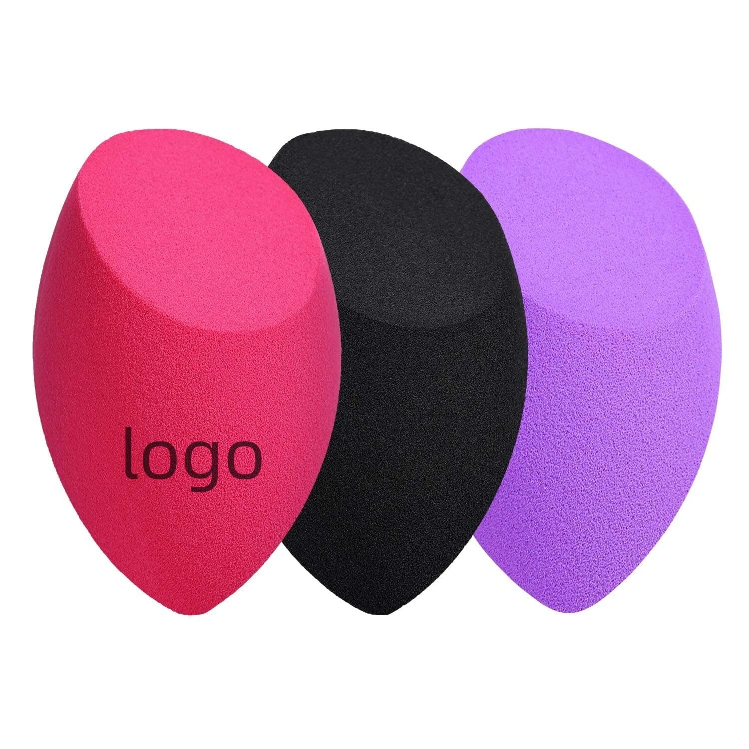 Custom Latex Free Beauty Sponge 4x6cm Round Shape Washable Private Label Makeup Sponge