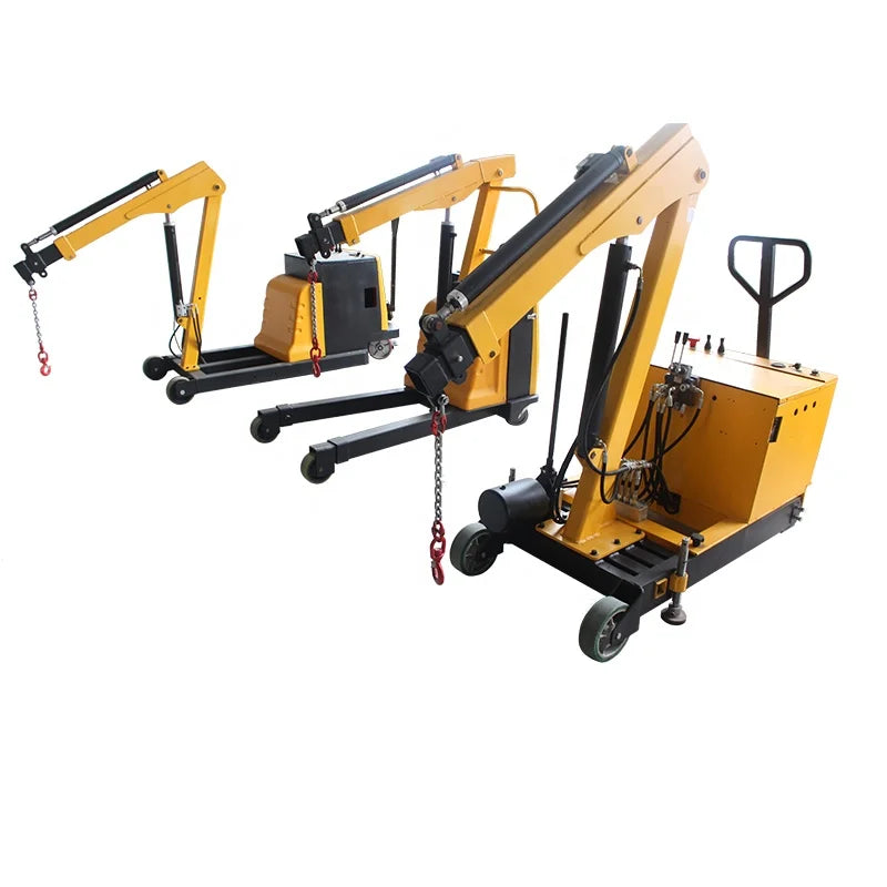 Portable 700kg Mini Crane CE Used New Engine Lift for Construction Narrow Spaces Featuring Core Pump Bearing Gearbox Motor MegaBDM