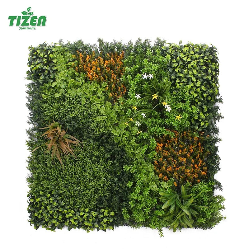 Tizen Factory Price Wholesale Artificial Plant Green Grass Wall