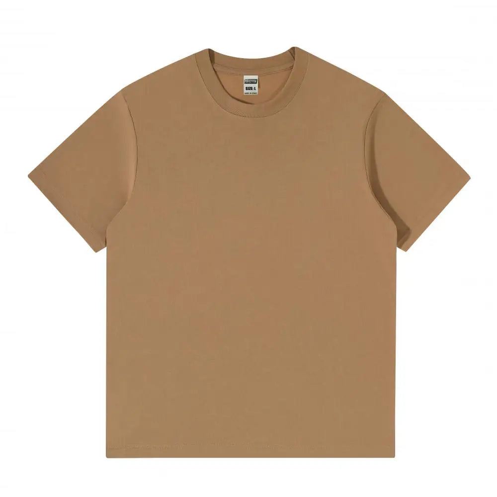 Rightdo New Men's Tshirt 230GSM Cotton Sorona Blend Material Tshirts Anti Bacterial Anti UV Loose Fit T Shirts Brand Quality