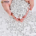 Wholesale D Color Gemstones 0.7 to 2.9 mm Round Small Synthetic Loose Moissanite From Manufacturer for Jewelry Making