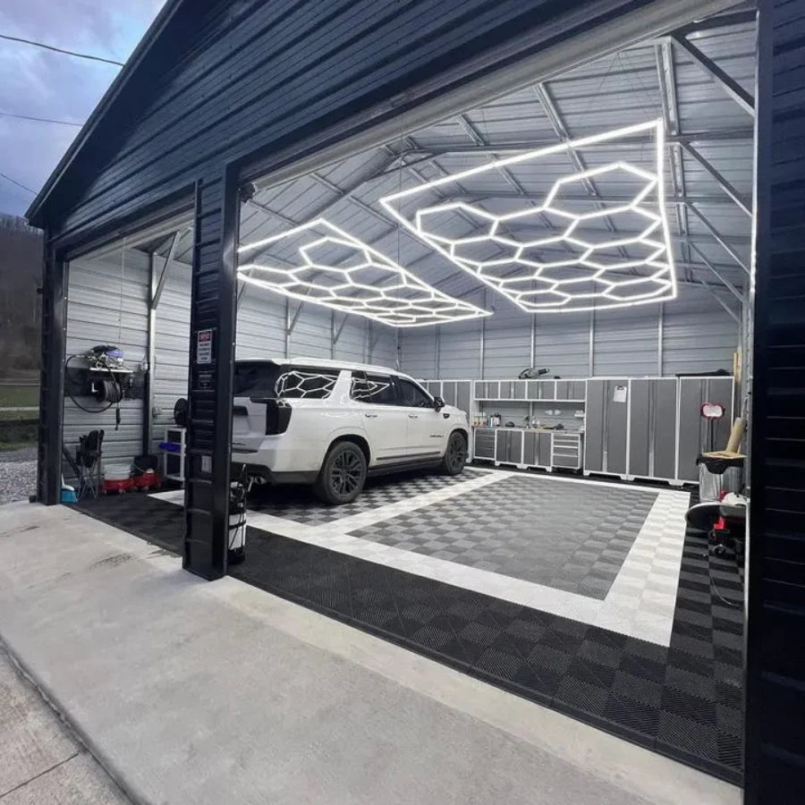 2023 New Rgb Hexagon Light Hot Sale Garage Led Light Showroom KTV Bar Light Hexagonal