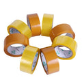 48mmX100m Clear Bopp Antistatic Duct Tape Rolls Single Sided Rubber & Water Activated & Hot Melt Adhesive for Carton Sealing