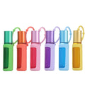 Wholesale Anti Slip 10ml Colorful Portable Roller Bottle Essential Oil Bottle Protective Silicone Case Sleeve for Glass Bottle